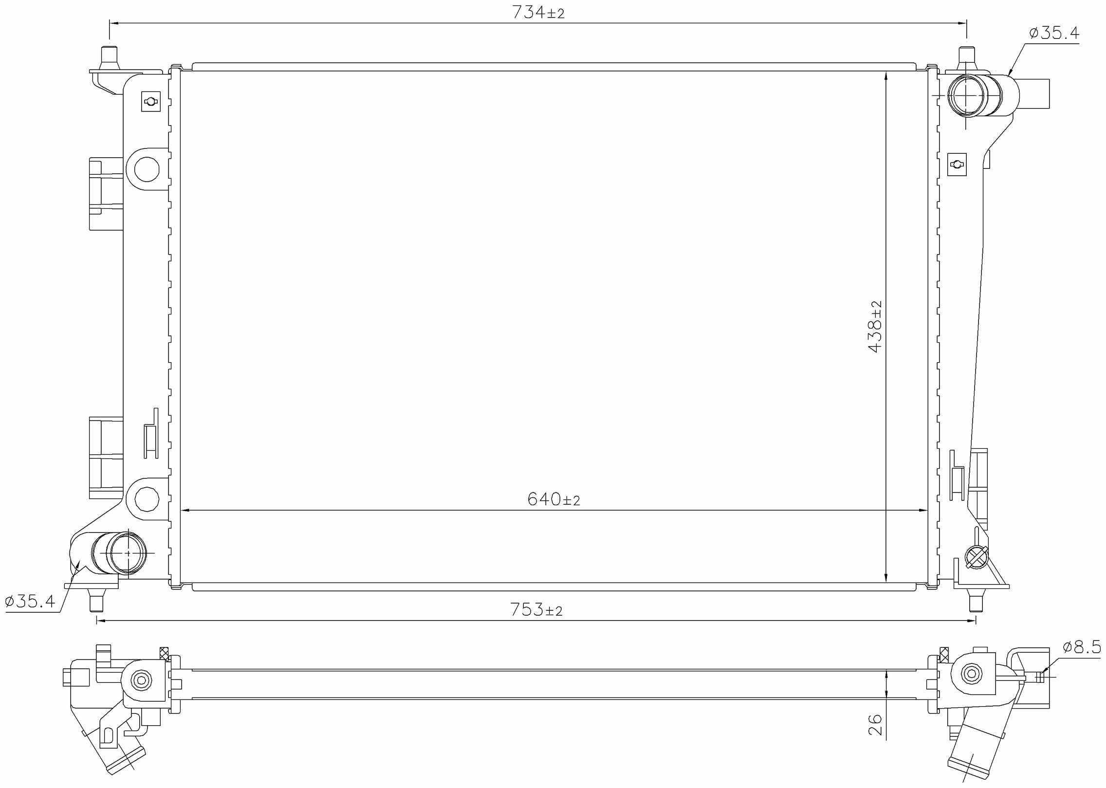 Nissens Radiator 606675