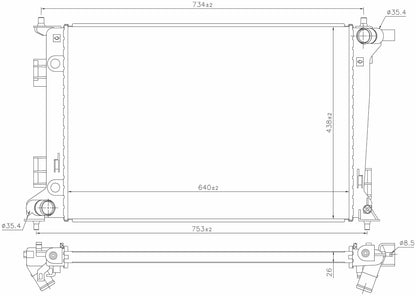 Nissens Radiator 606675