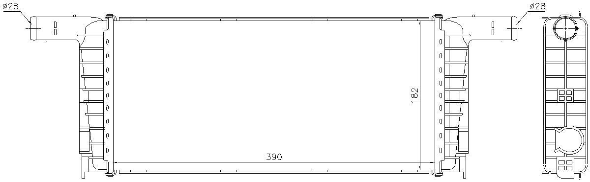 Nissens Radiator 606695 image 3