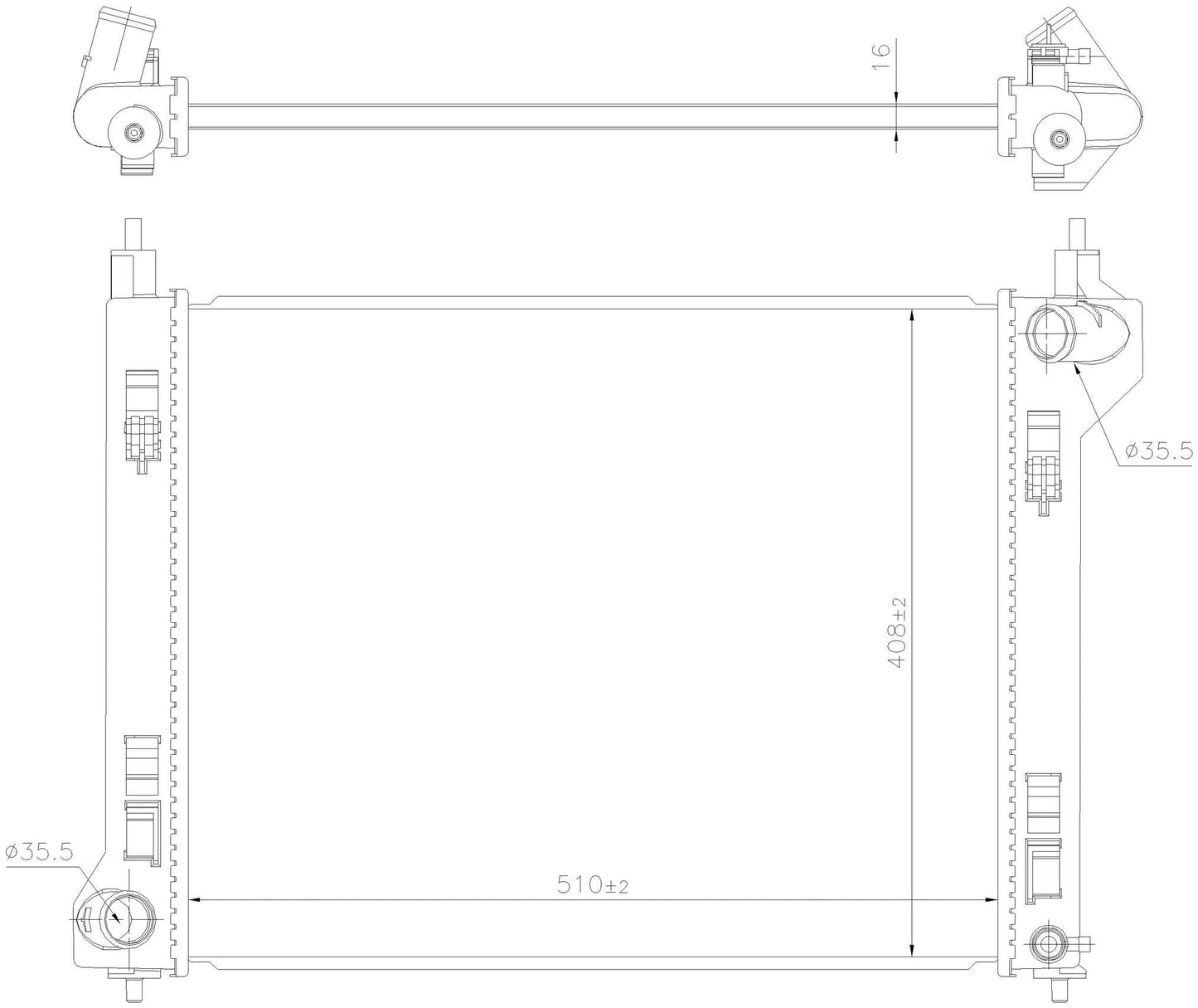 Nissens Radiator 606766