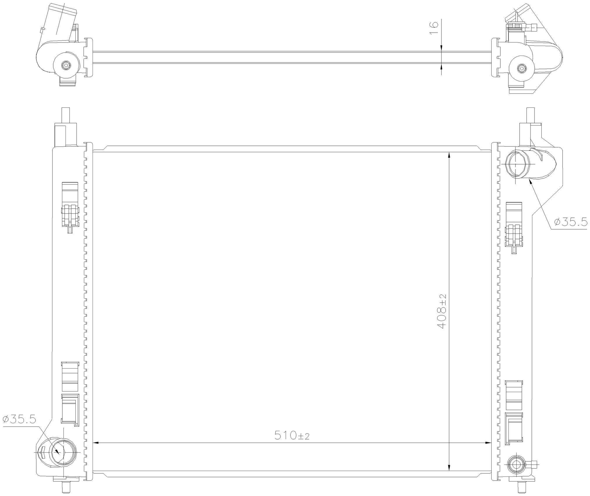 Nissens Radiator 606766