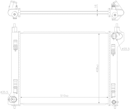 Nissens Radiator 606766
