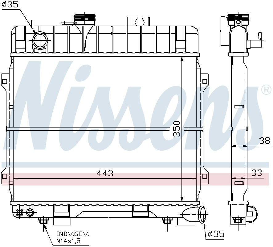 Nissens Radiator