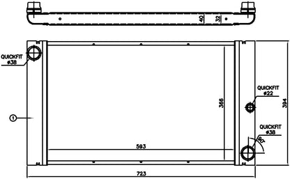 Nissens Radiator 60762