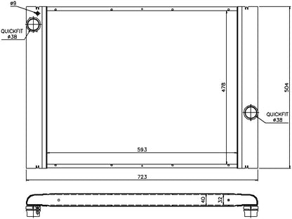 Nissens Radiator 60764