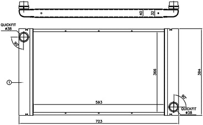 Nissens Radiator 60765