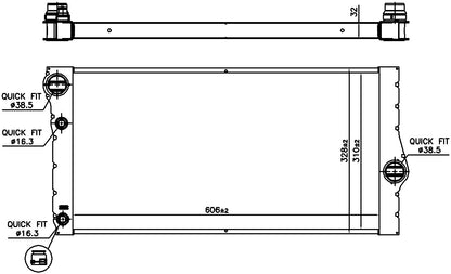 Nissens Radiator 60769