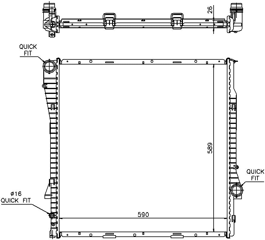 Nissens Radiator
