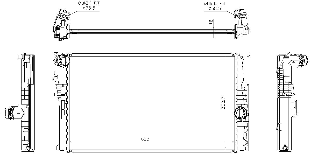 Nissens Radiator 60814