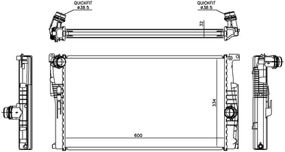 Nissens Radiator 60816