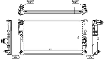 Nissens Radiator 60817