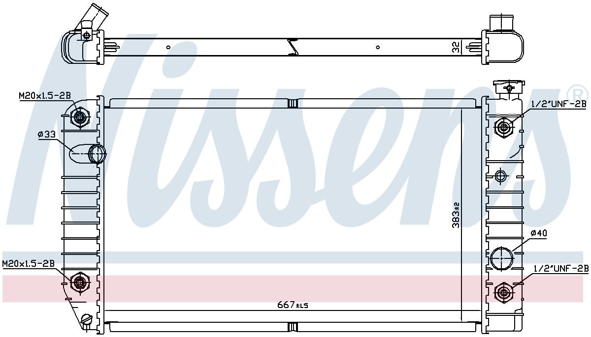 Nissens Radiator 60968