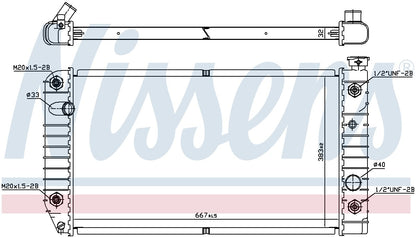 Nissens Radiator 60968