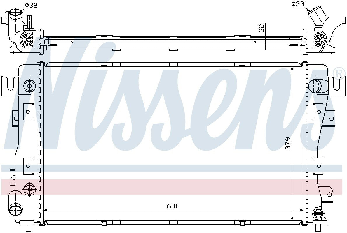 Nissens Radiator 609771