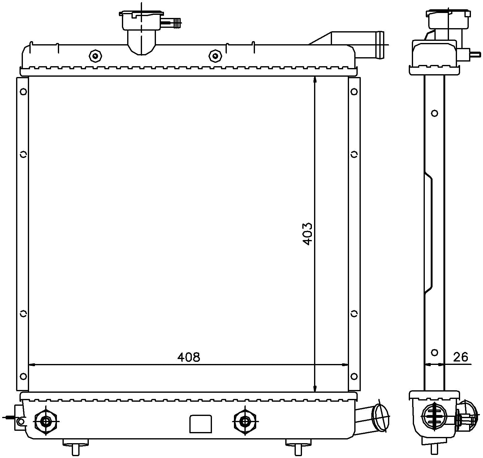 Nissens Radiator 60979