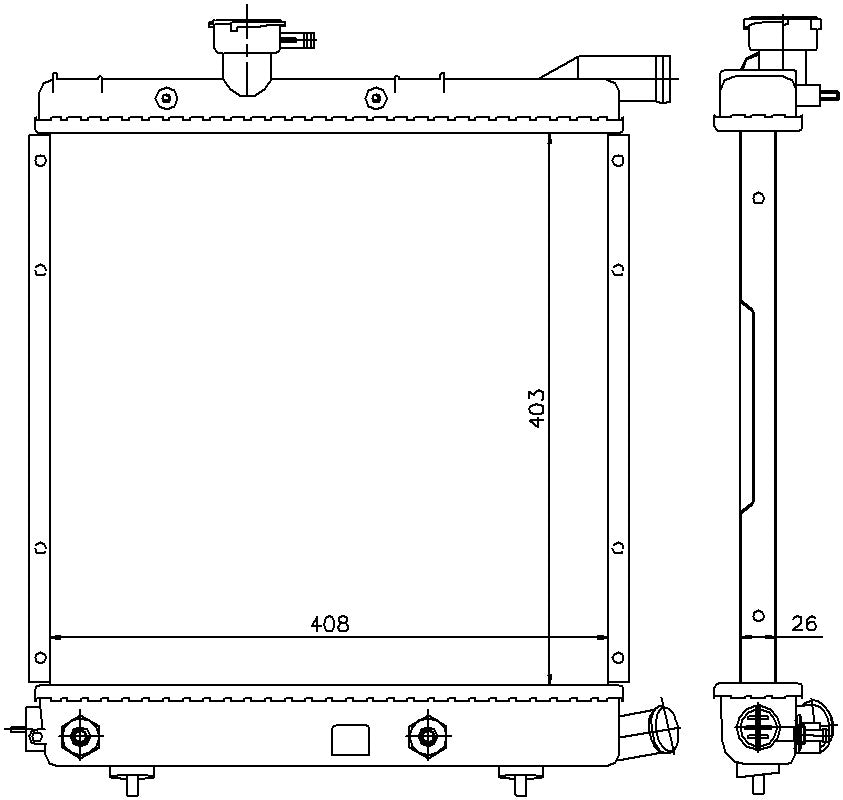 Nissens Radiator 60979