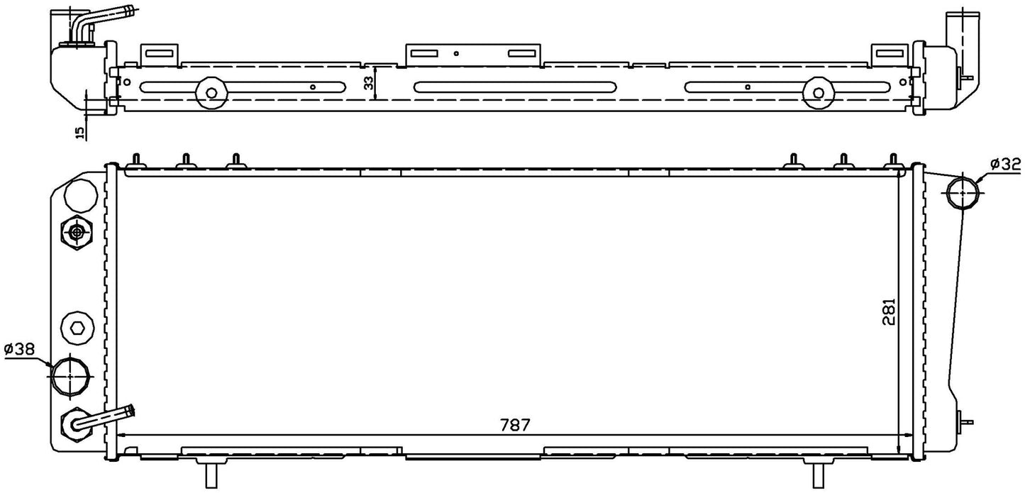 Nissens Radiator 60986