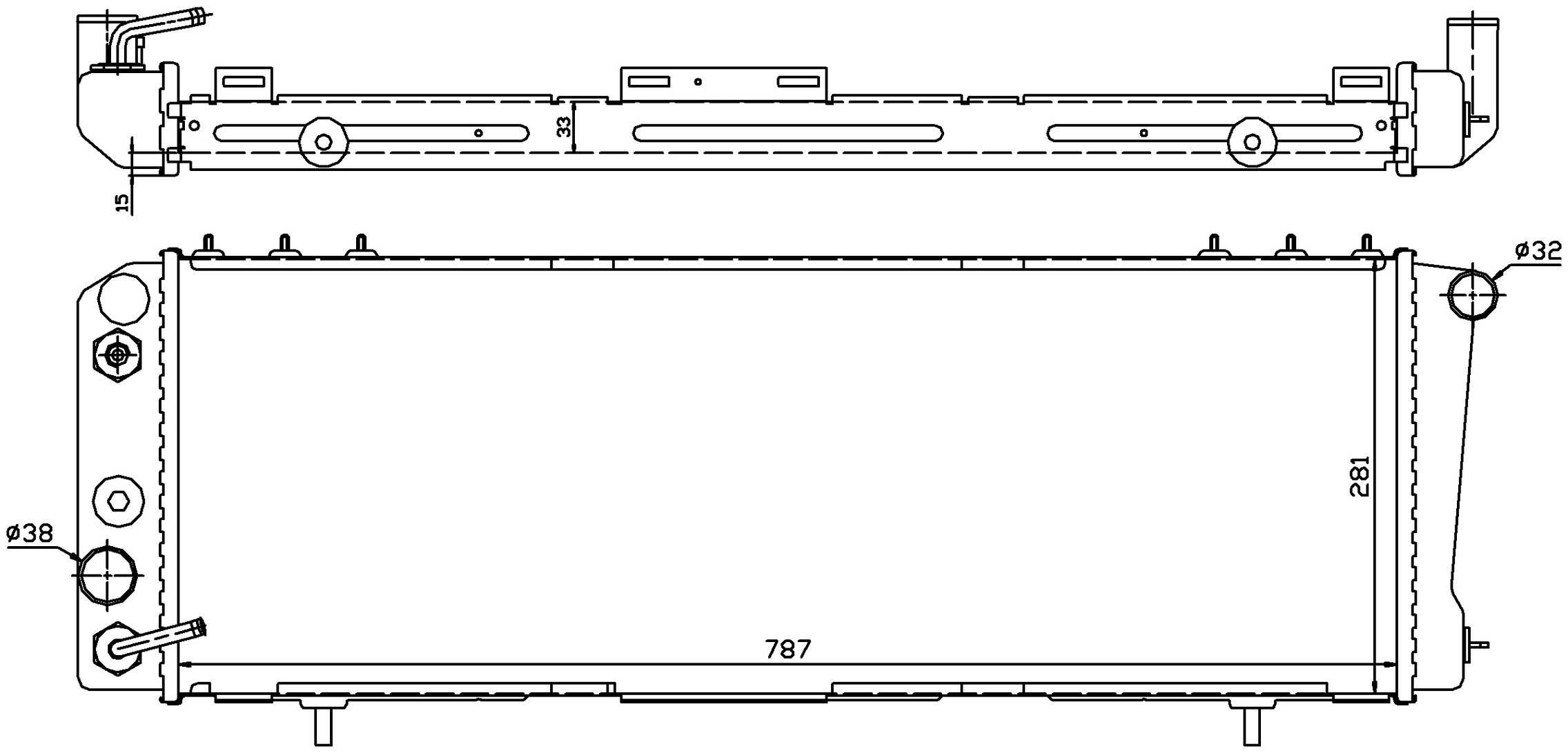 Nissens Radiator 60986