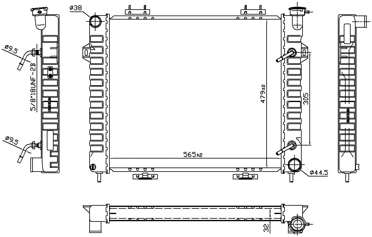 Nissens Radiator 609901