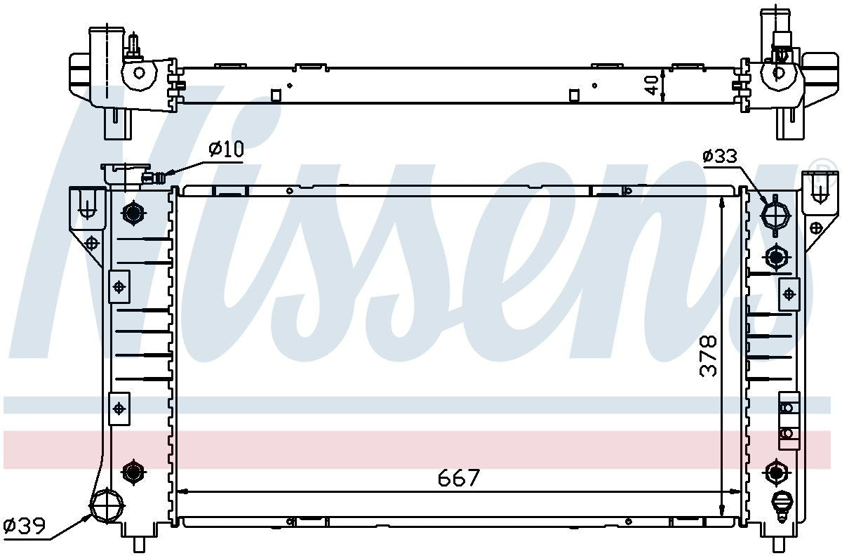 Nissens Radiator 60999A