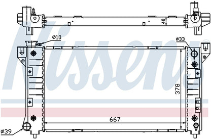 Nissens Radiator 60999A