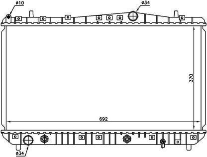 Nissens Radiator 61634