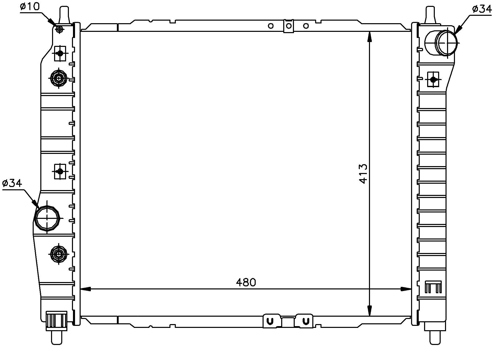 Nissens Radiator 61635