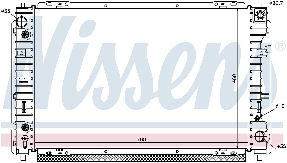 Nissens Radiator 62004