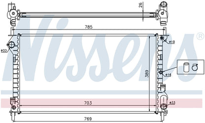 Nissens Radiator 62015A