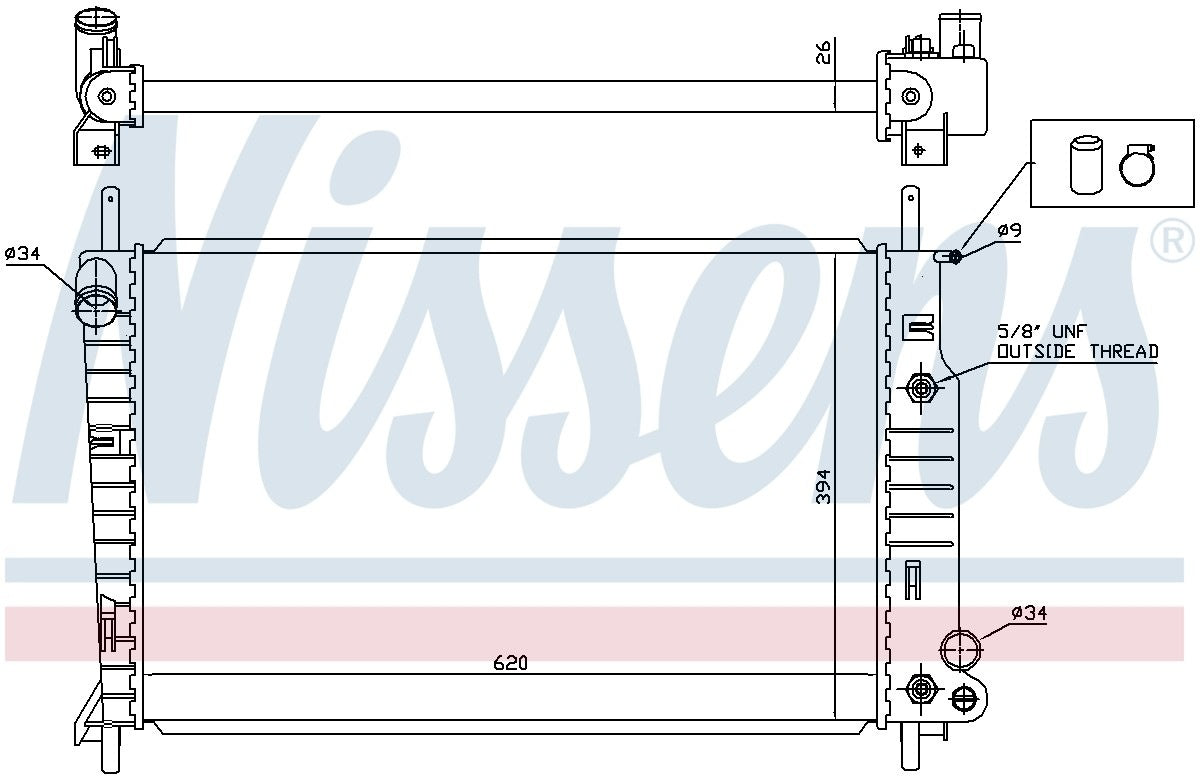 Nissens Radiator 62050