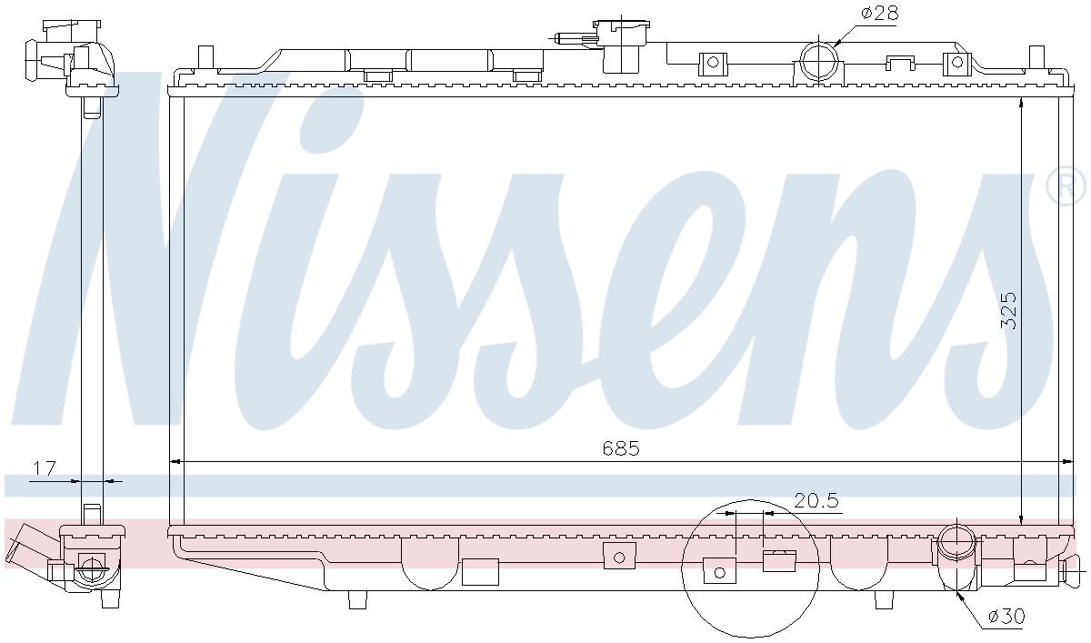 Nissens Radiator 62276