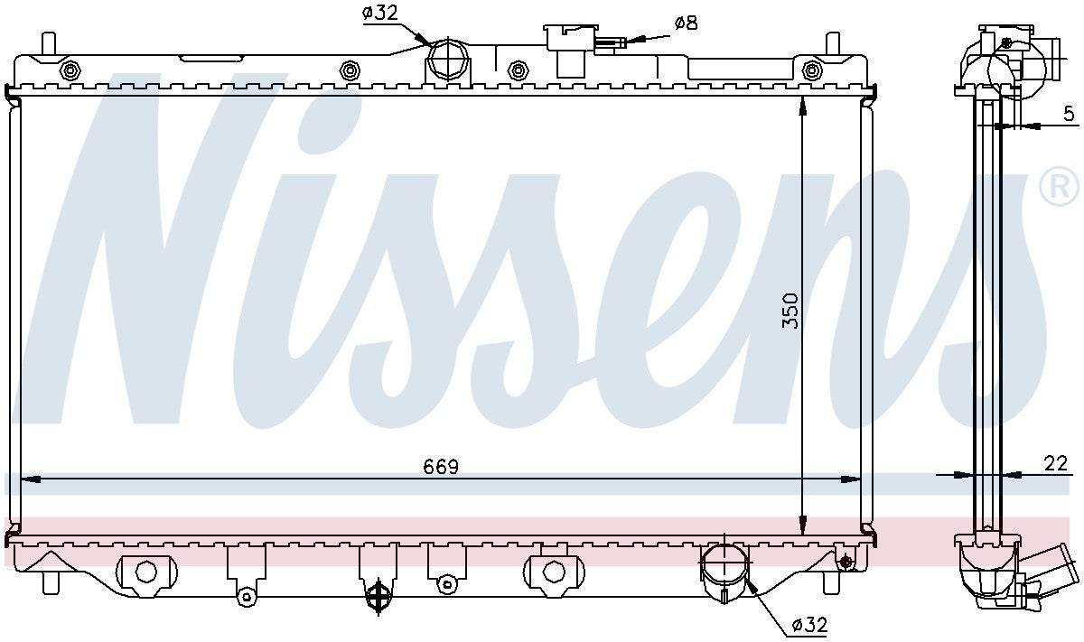 Nissens Radiator 62279A