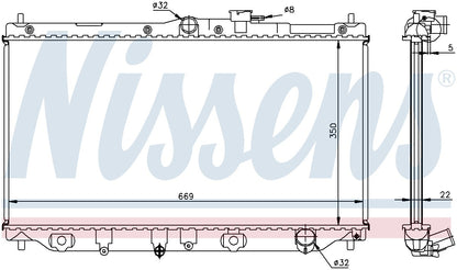 Nissens Radiator 62279A