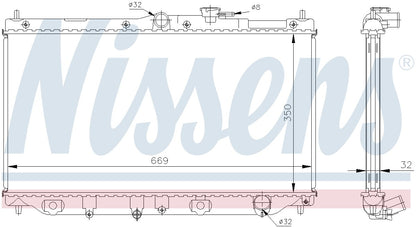 Nissens Radiator 62282A