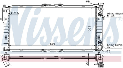 Nissens Radiator 62393