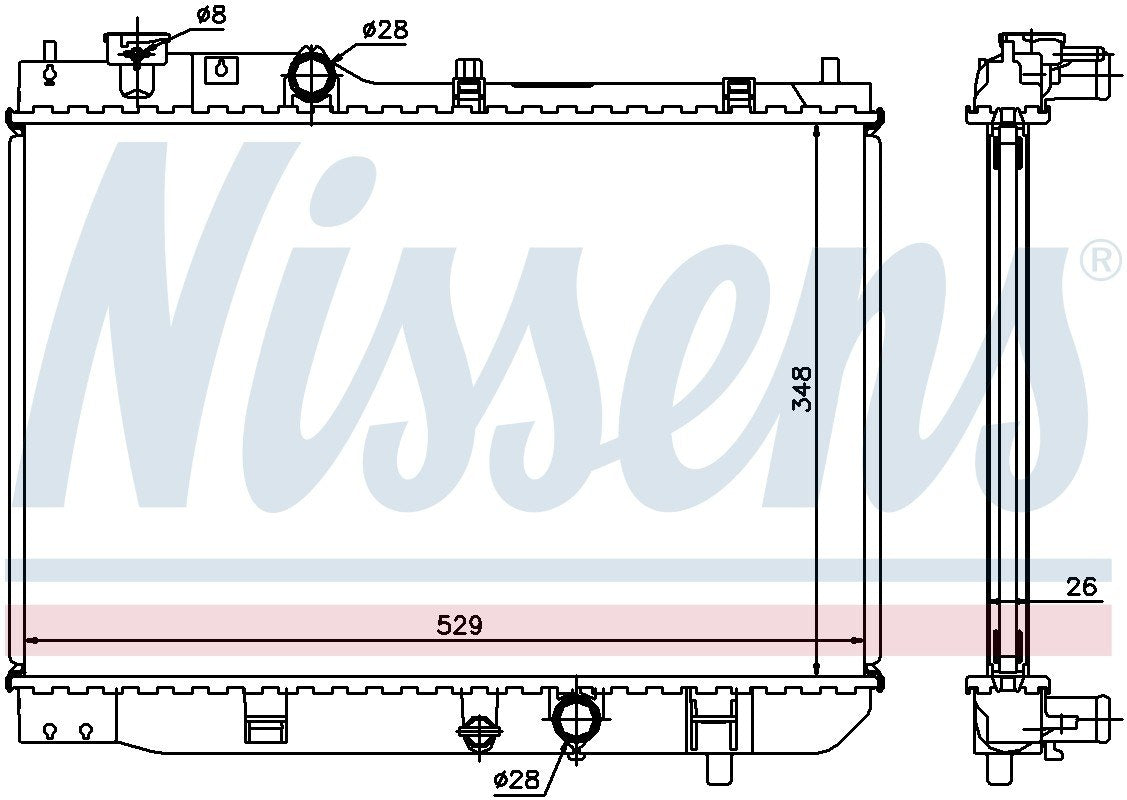 Nissens Radiator 62431A