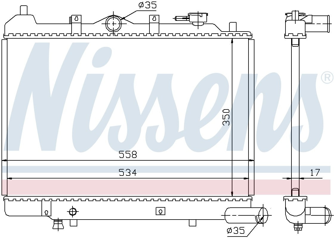 Nissens Radiator 62442