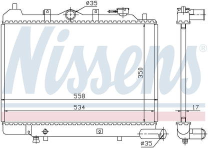Nissens Radiator 62442