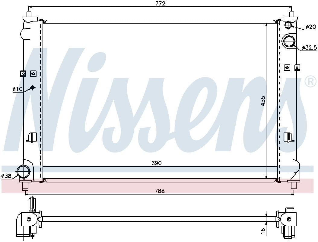 Nissens Radiator 62468