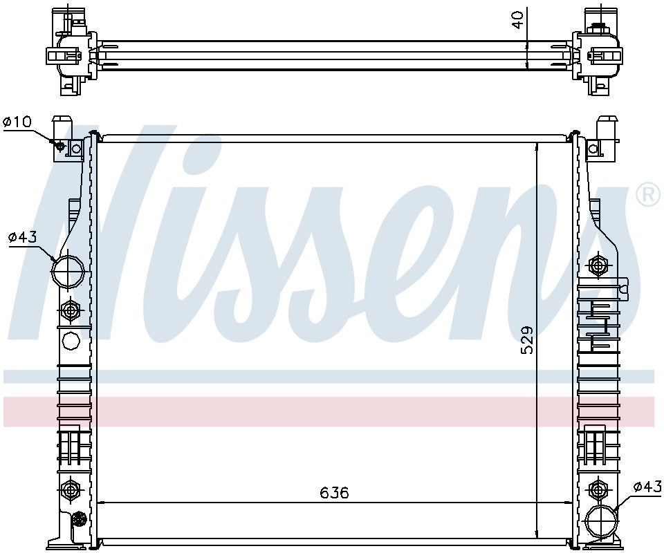 Nissens Radiator 62576A