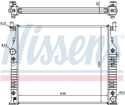 Nissens Radiator 62576A