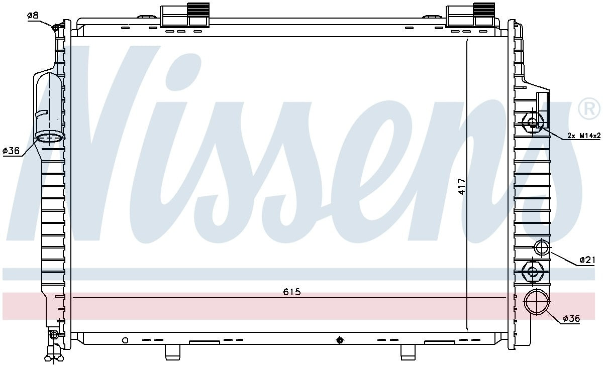 Nissens Radiator 62616