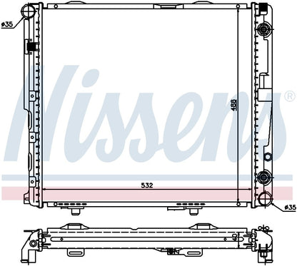 Nissens Radiator 62698A