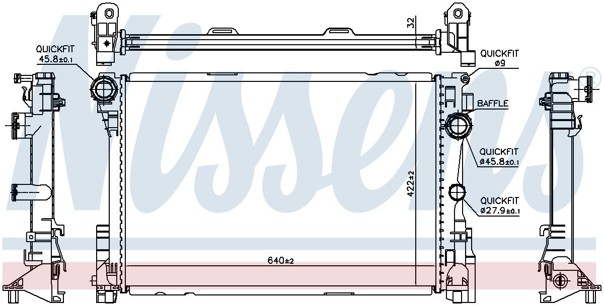 Nissens Radiator 627012 image 3