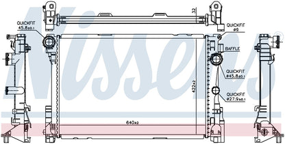 Nissens Radiator 627012 image 3
