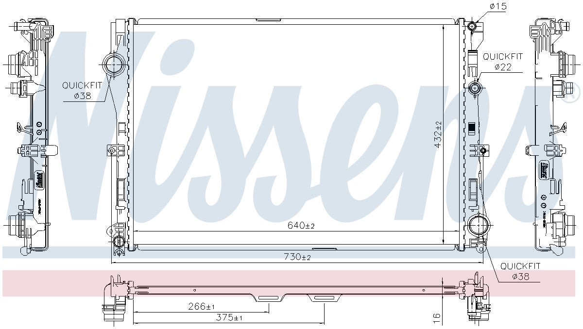 Nissens Radiator 627029 image 3