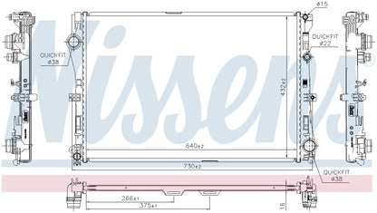 Nissens Radiator 627029 image 3