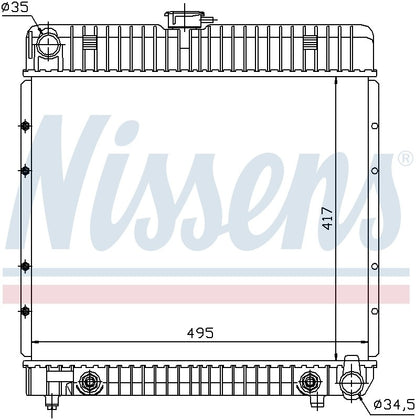 Nissens Radiator 62740