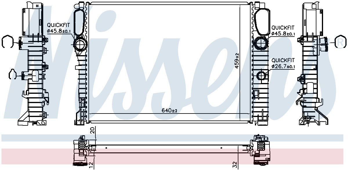 Nissens Radiator 62797A