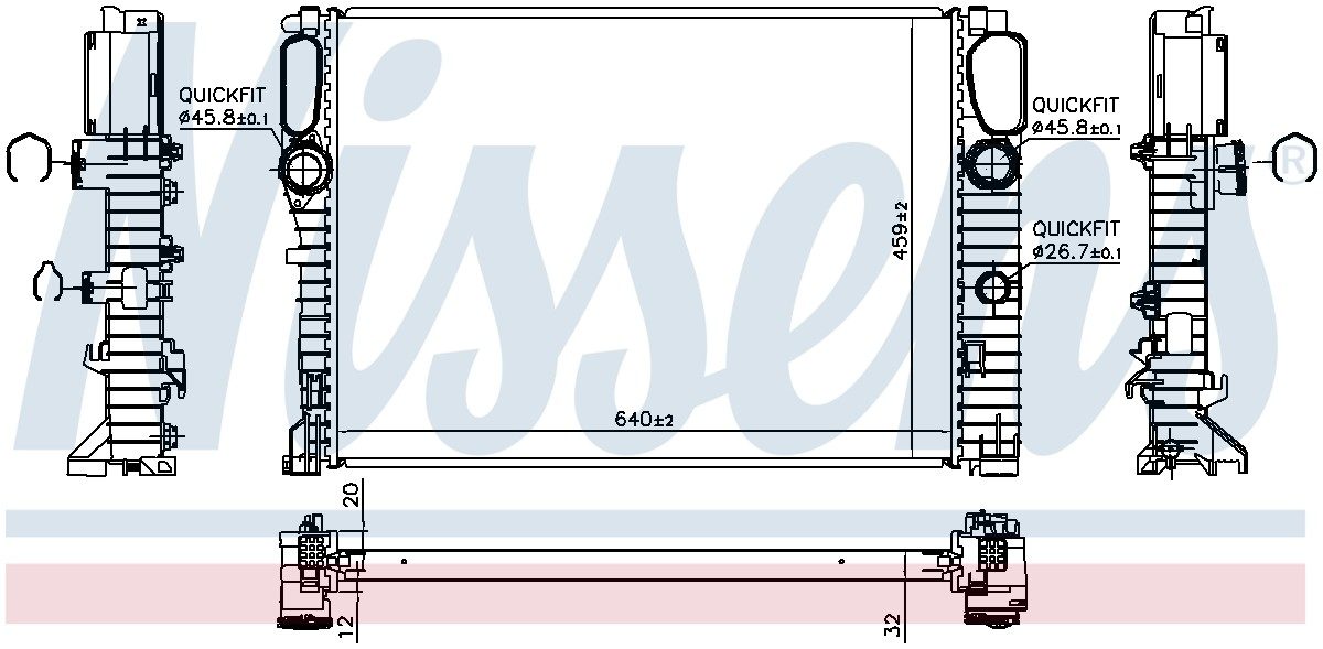Nissens Radiator 62797A